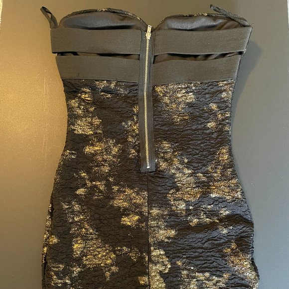 Black and Gold Dress - Picture 2 of 5